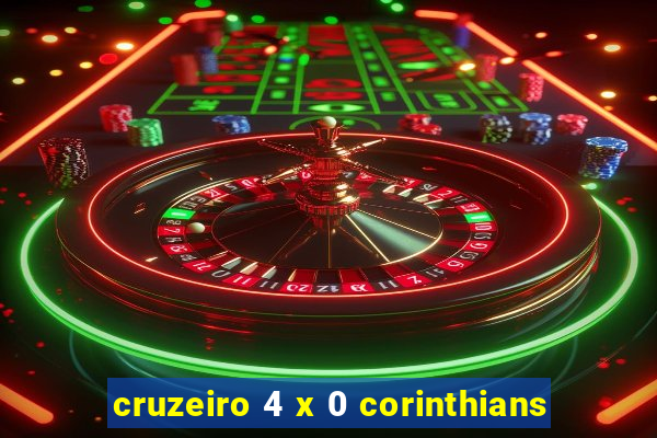 cruzeiro 4 x 0 corinthians